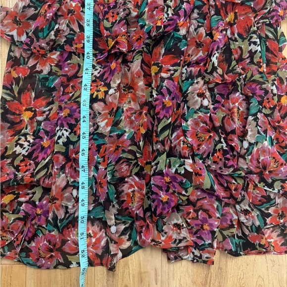 Revolve Misa Los Angeles Kidada Midi Dress in Fire Flora - Picture 8 of 9